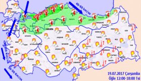 Trabzon'da hava nasıl olacak? 19.07.2017