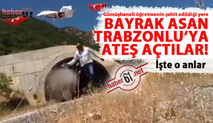 Pülümür'de bayrak asan Trabzonlu'ya ateş açıldı!