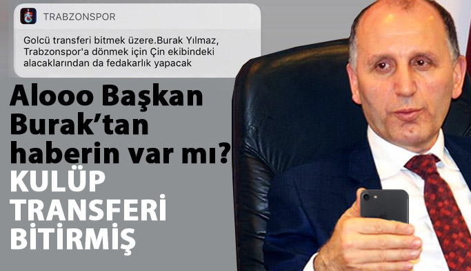 Trabzonspor'dan transfer mesajı!