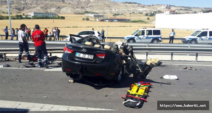 Kayseri'de trafik kazası: 4 ölü, 2 yaralı