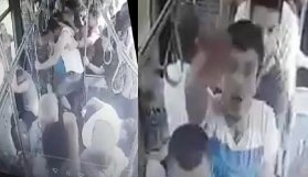 İzindeki askerlere otobüste saldırdılar!