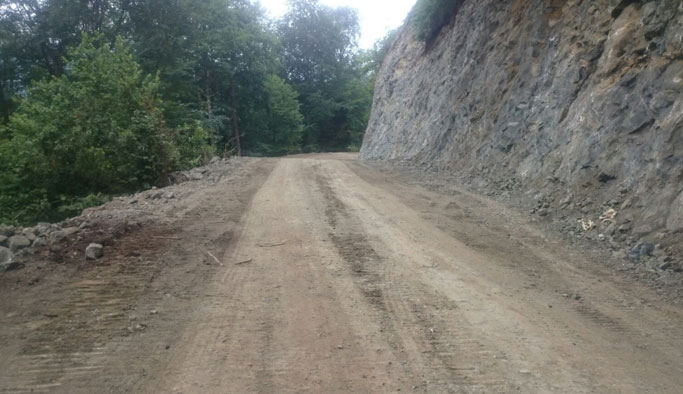 Trabzon'da Kadiralak Yaylası yoluna kavuşuyor