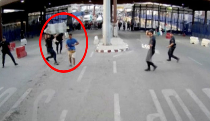 Polisten saldırgana dubalı müdahale