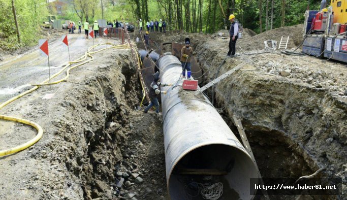 Trabzon'un su ihtiyacını çözecek proje devam ediyor