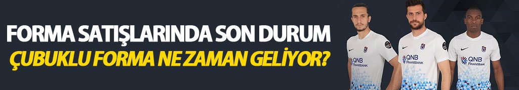 Trabzonspor'un çubuklu forması ne zaman geliyor?