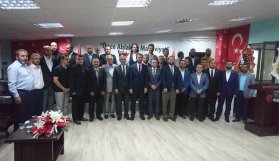 SP Ortahisar teşkilatında bayrak değişimi