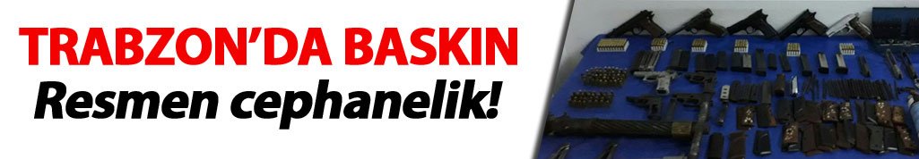 Düzköy'de bir eve silah baskını!