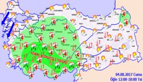 Trabzon'da hava nasıl olacak? 04.08.2017