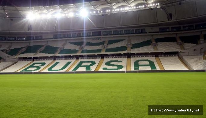 Bursaspor'un stadı hibrit çime kavuşuyor
