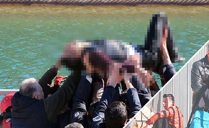 Arkadaşını kurtarmak isterken canından oluyordu!