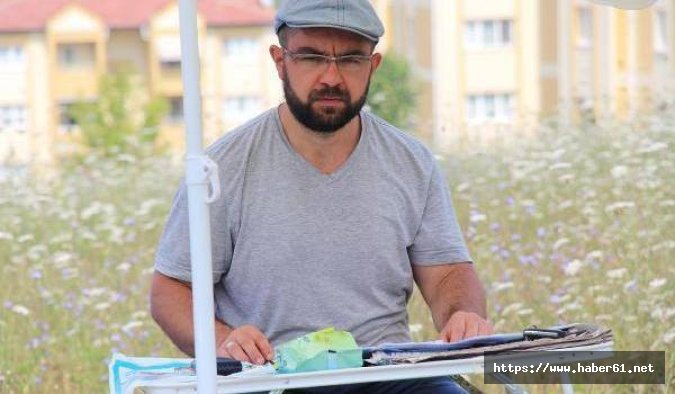 Arazisi imara açılmayan adam açlık grevi yapıyor