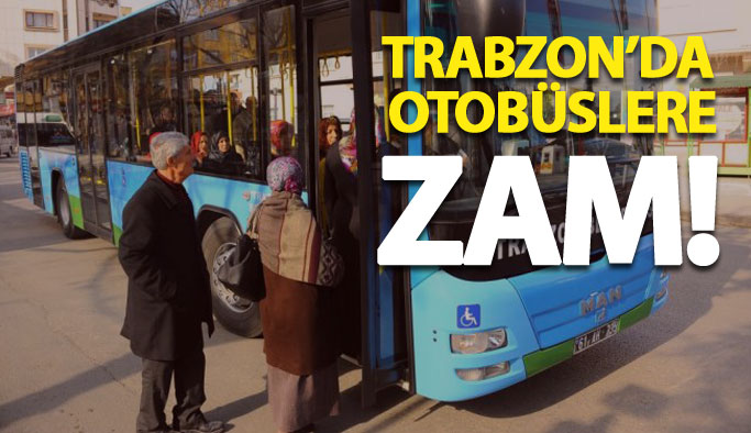 Trabzon Büyükşehir Otobüs Ücretlerine Zam: Yeni Tarife Yürürlükte