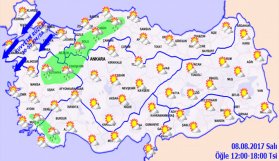Trabzon'da hava nasıl olacak? 08.08.2017