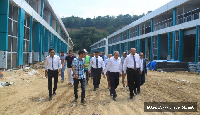 TOKİ Başkanı Araklı'da sanayiyi inceledi