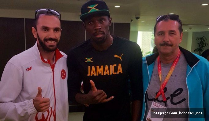Ramil, tahtına oturduğu Bolt ile bir araya geldi