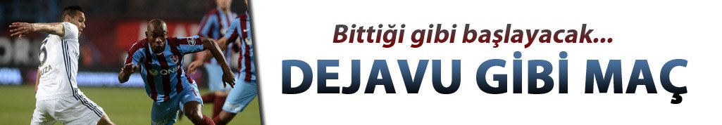 Trabzonspor'dan dejavu gibi maç