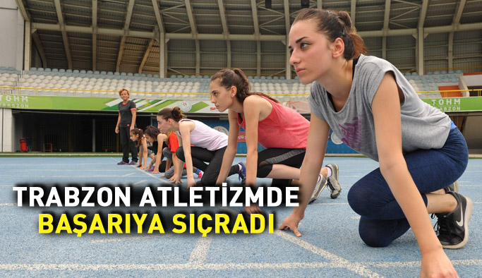 Trabzonlu atletler başarıya sıçradı