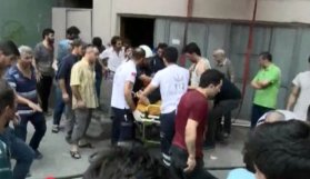 İş yerinde yangın: Yaralılar var