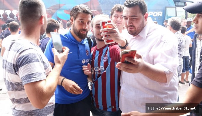 Trabzonspor'a İstanbul'a coşkulu karşılama