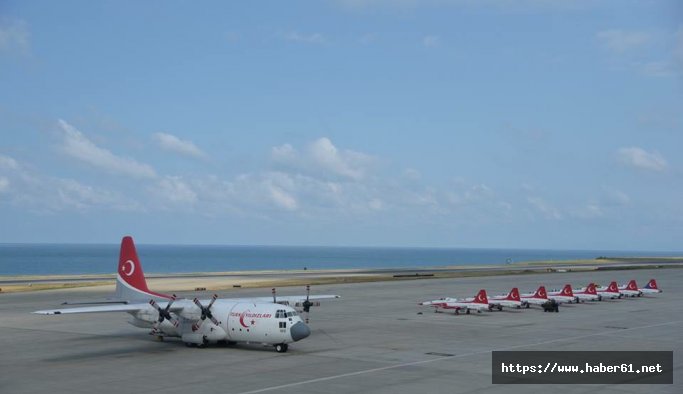 Türk Yıldızları Trabzon'daki büyük gösteriye hazır