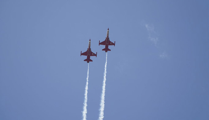 Trabzon'da jet sesi duyanlar polisi aradı