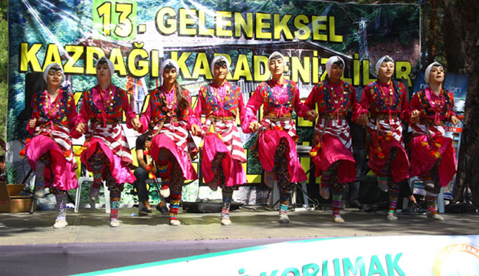 Kazdağları Karadeniz ezgileriyle buluştu