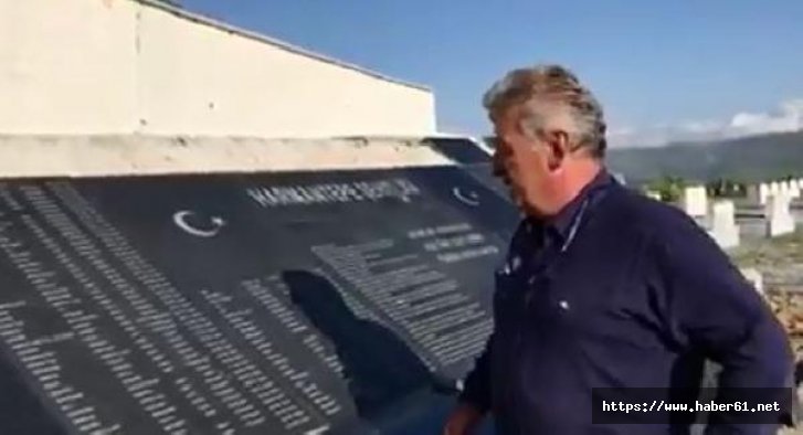 Harmantepe Şehitliği'nde restorasyonun tamamlandığını Pekşen duyurdu