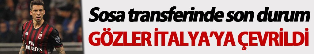 Trabzonspor'un Sosa transferinde son durum