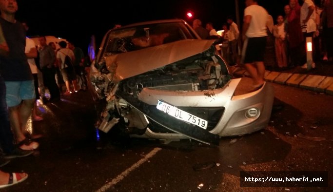 Trabzon'da trafik kazası: 6 yaralı