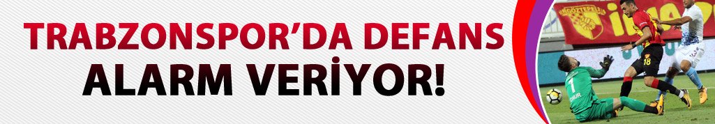 Trabzonspor'da defans dökülüyor!