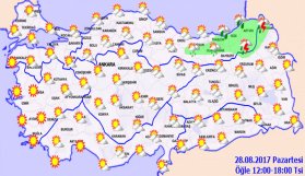Trabzon'da hava nasıl olacak? 28.08.2017