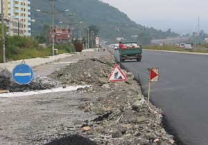 Akçaabat- Düzköy'e duble yol