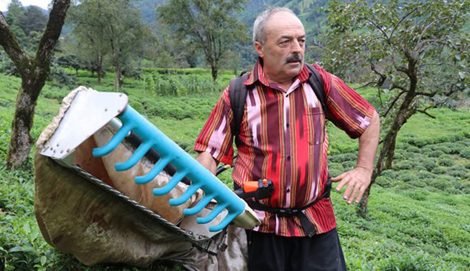 Rizeli yine yaptı: Geliştirdiği makine ile...