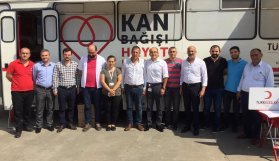 Trabzon OSB'de Kan Verme Yarışı