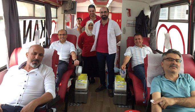 Arsin OSB'de kan verme yarışı