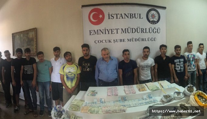 Çocukları dilendirip paralarla fotoğraf çektirdiler