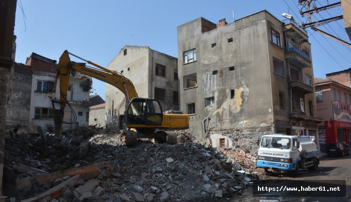 Pazarkapı'da yıkımlar başladı