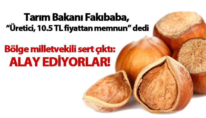 Tarım Bakanı "Üretici, fındık fiyatından memnun" dedi, CHP'den tepki geldi