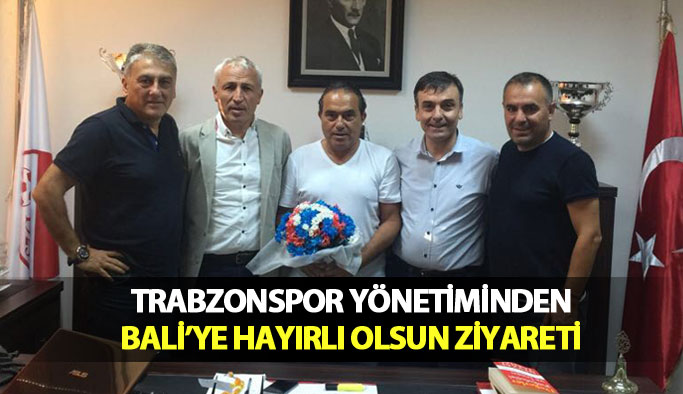 Trabzonspor yönetiminden Serdar Bali'ye ziyaret