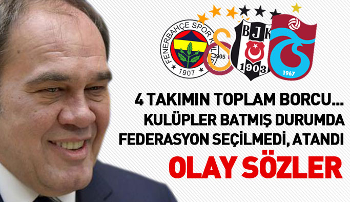 Sancaklı'dan olay sözler: TFF'yi siyasi güç getirdi, kulüpler batmış durumda