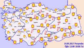 Trabzon'da hava nasıl olacak? 14.09.2017