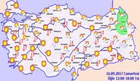 Trabzon'da hava nasıl olacak? 16.09.2017