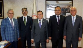 Vali yardımcılarından TTSO'ya veda ziyareti