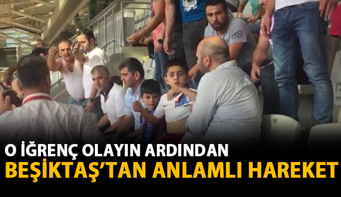 Beşiktaş'tan Trabzonsporlu minikler için anlamlı hareket