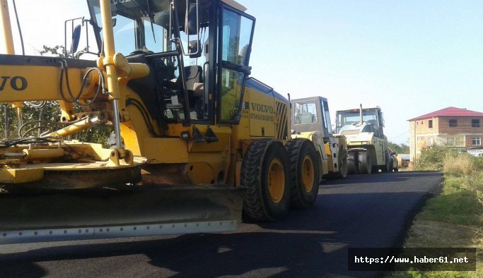 Ortahisar'da asfalt çalışmaları sürüyor