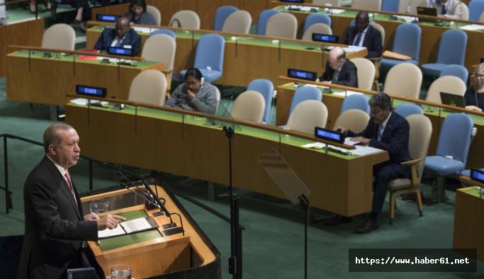 Erdoğan'dan BM Genel Kurulu'nda flaş sözler!