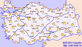 Trabzon'da hava nasıl olacak? 20.09.2017