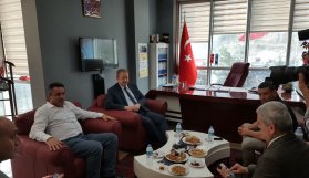 Vali Yavuz'dan Hekimoğlu'na taziye ziyareti