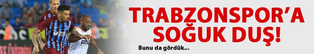 Trabzonspor'a Alanyaspor'dan büyük şok