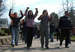KTÜ'de protesto!